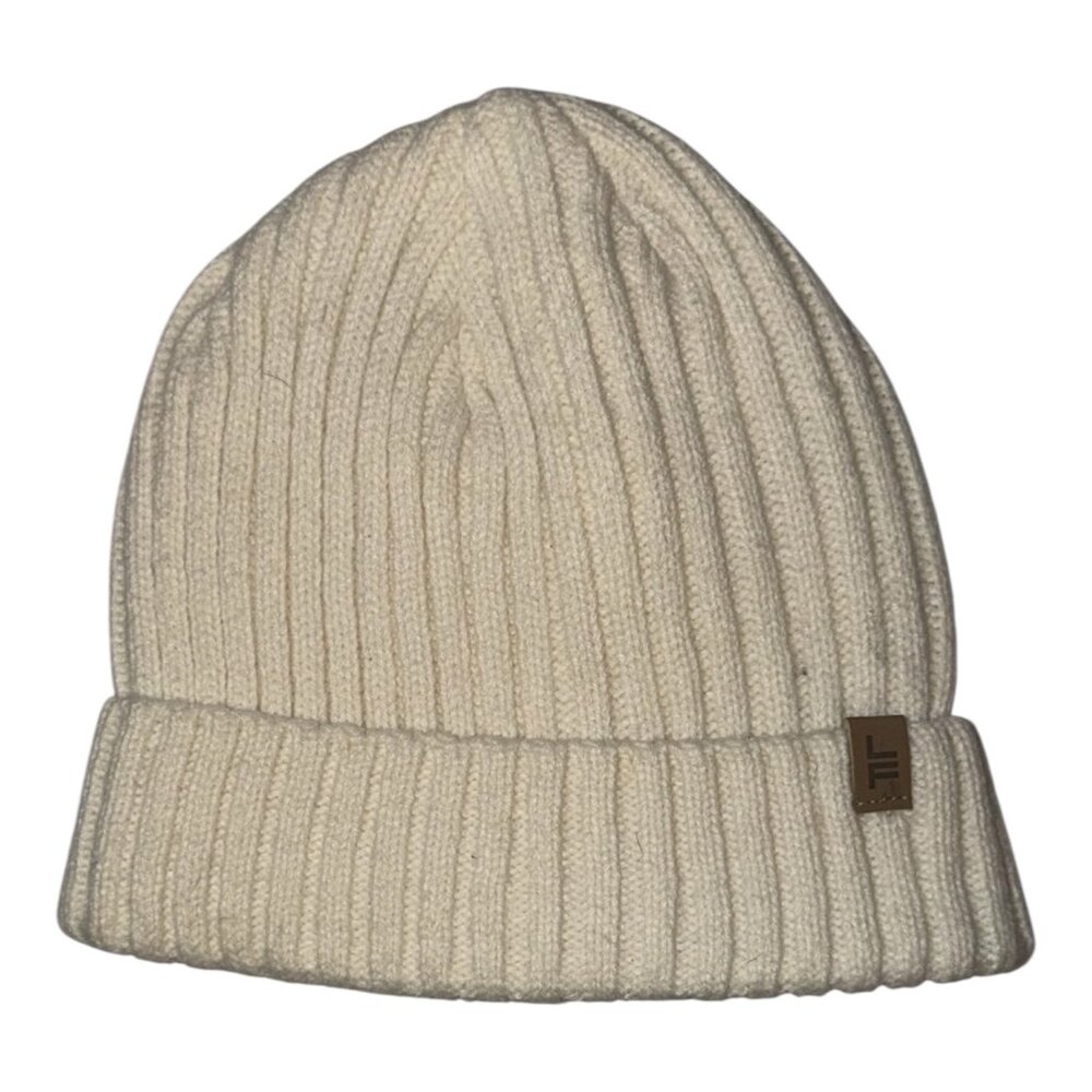 WOMANS WINTER HAT CREAM SOFT FUR LINING